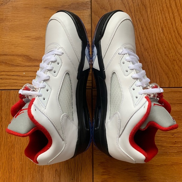 Men's Air Jordan Retro 5 Low Golf 'Fire Red' - Picture 7 of 8
